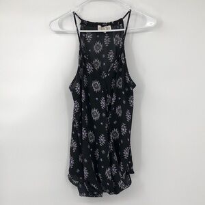 Pink Rose SemiSheer Tank Style Top Size L